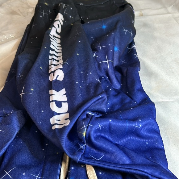 Jack Skelton Zip Up Hoodie. Size L. Polyester/Cotton. Black/Purple . NWT - Picture 4 of 12